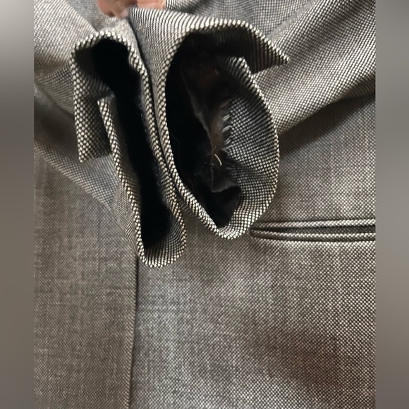 Kingsridge wool Women’s pure wool gray black career blazer Size 6 approximately - Picture 10 of 10